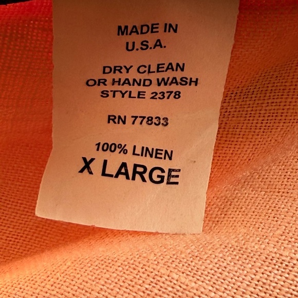 Industrie B. A-line Floral Peach Midi/Maxi Skirt with 100% Linen Size XL - Picture 5 of 9